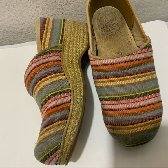 Dansko shoe multi color stripes size 39 - Picture 6 of 8